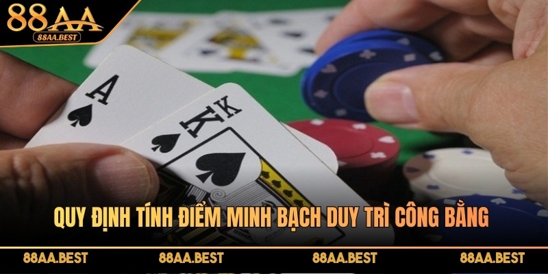 Quy định tính điểm minh bạch tại 88AA duy trì công bằng cho mọi người